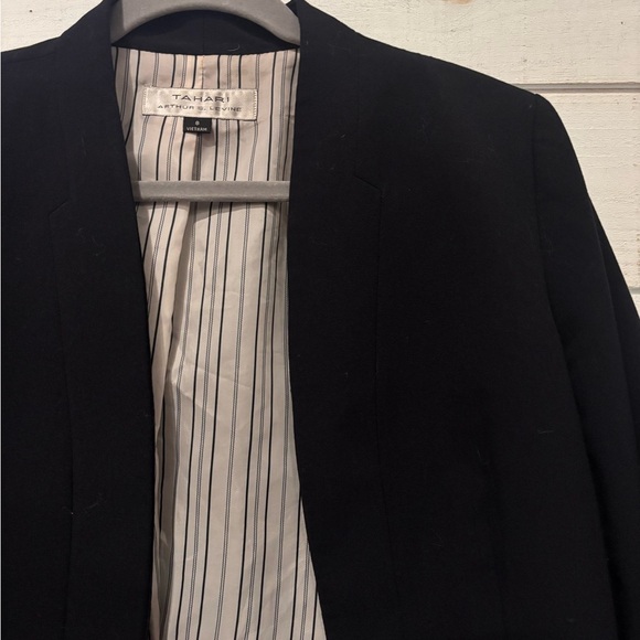 Tahari Arthur S Levine Women's Dark Navy Blazer Jacket Tahari ASL Size:8 - Picture 3 of 16